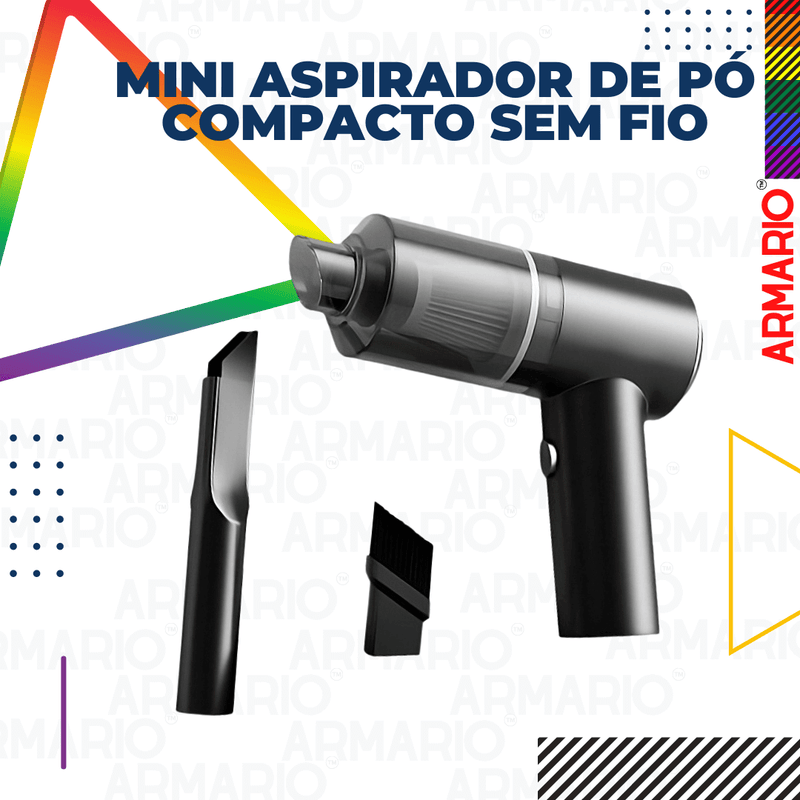 aspirador de pó portátil, aspirador sem fio, mini aspirador, mini aspirador de pó sem fio potente, aspirador de pó compacto para carro, aspirador portátil para limpeza rápida