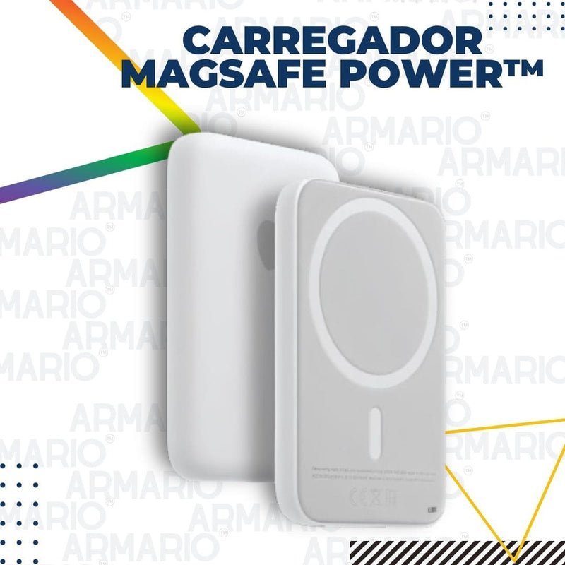 Carregador Magsafe Portátil para iPhone, carga rápida e conveniência em qualquer lugar