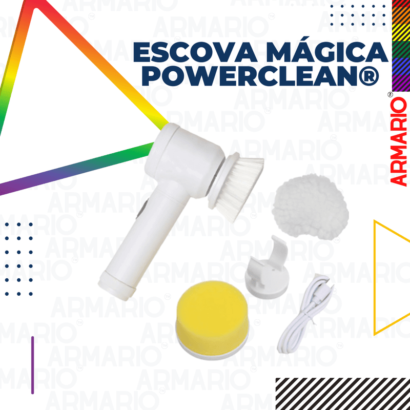 Escova TurboClean® - Limpeza Rápida e Eficiente