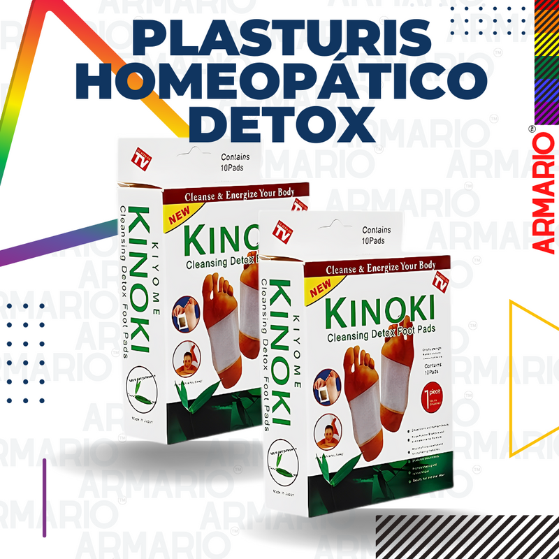 Kinoki Detox Patches para desintoxicação e bem-estar com ingredientes naturais