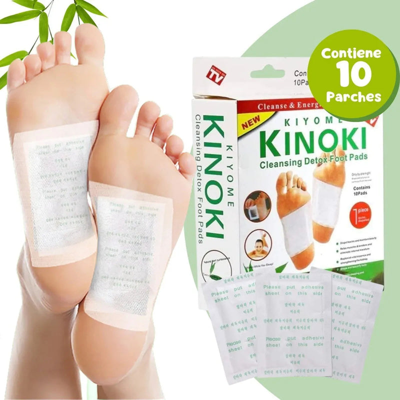 Kinoki Detox Patches para desintoxicação e bem-estar com ingredientes naturais