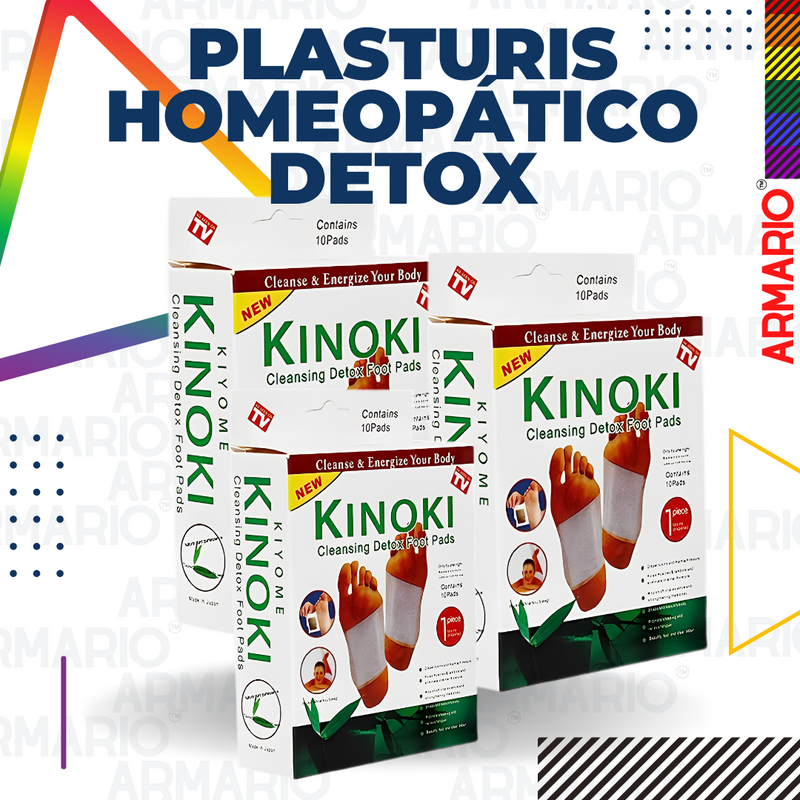 Kinoki Detox Patches para desintoxicação e bem-estar com ingredientes naturais