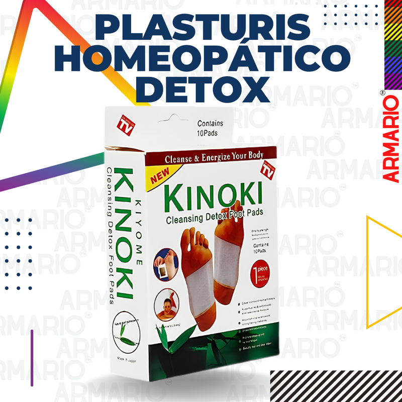 Kinoki Detox Patches para desintoxicação e bem-estar com ingredientes naturais