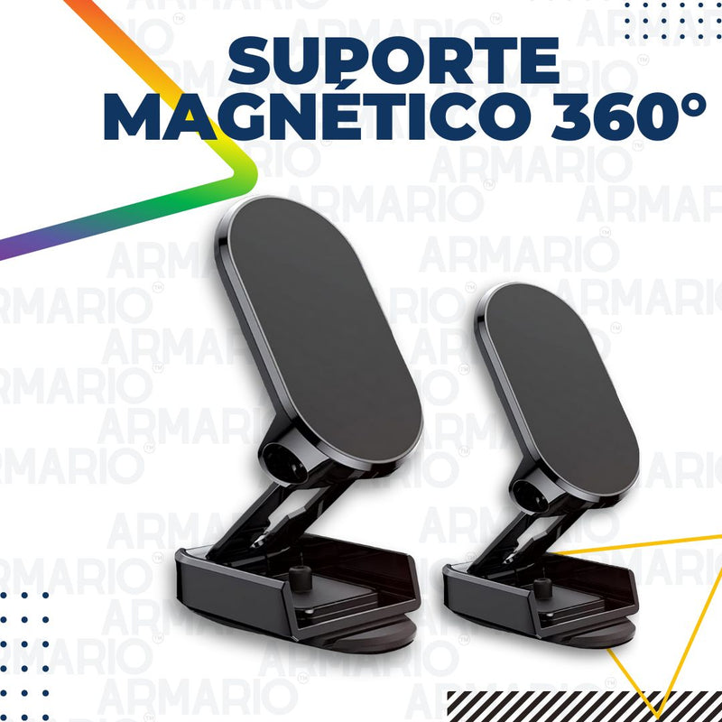 Suporte Magnético Veicular para Celular 360° - Praticidade e Segurança no Carro