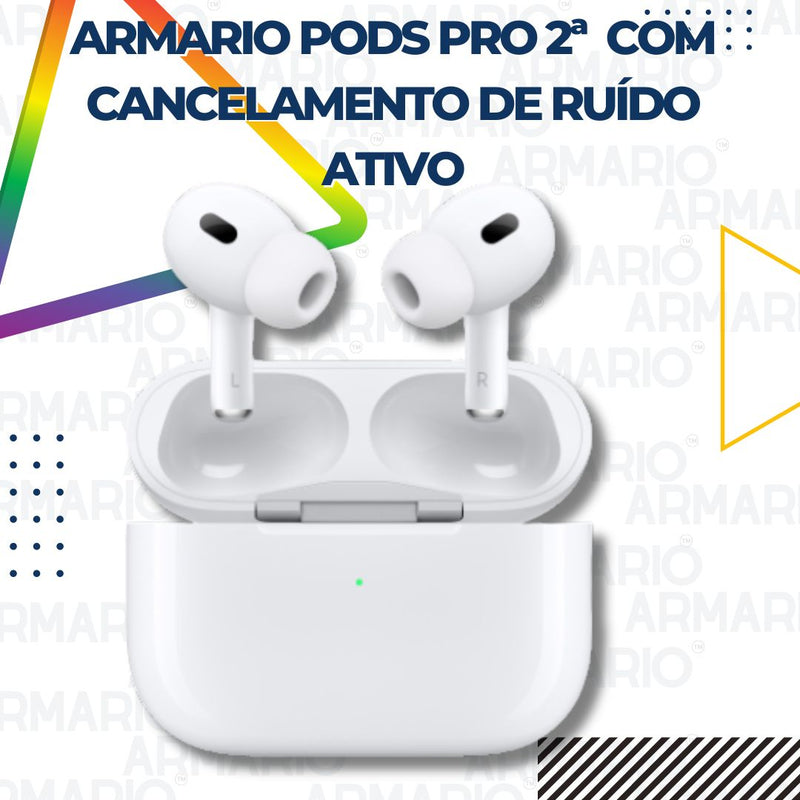 Fones 2ª Geração com Cancelamento de Ruído e Estojo MagSafe