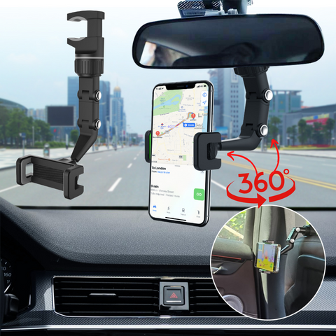 Suporte Veicular Orbitech 360° Pró - Ultra Resistente e Compatível com Todos os Modelos de Carro e Celular